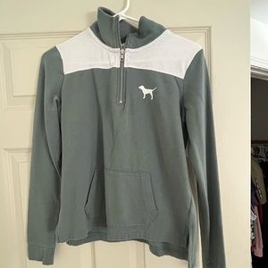 Pink Victoria’s Secret Half Zip Pullover